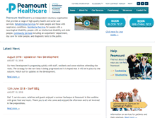 Tablet Screenshot of peamount.ie